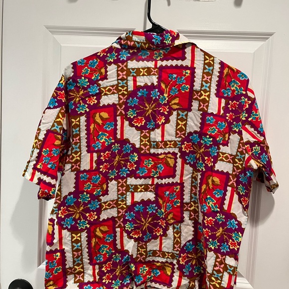 Vintage Floral Button Up Shirt - Picture 2 of 4